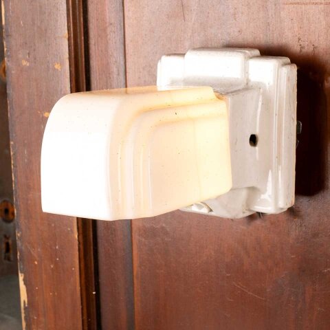 #55787 Antique Porcelain Wall Sconce Light Fixture image 3