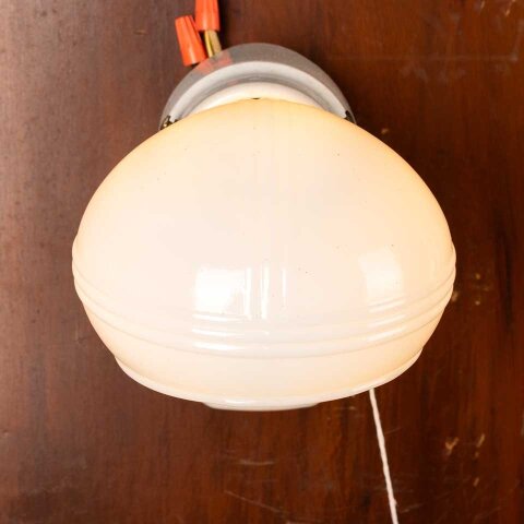 #55789 Antique Porcelain Wall Sconce Light Fixture image 4