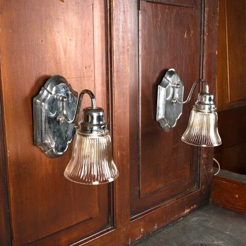 #55792 Set of 2 Salvaged Wall Sconce Light Fixtures image 6
