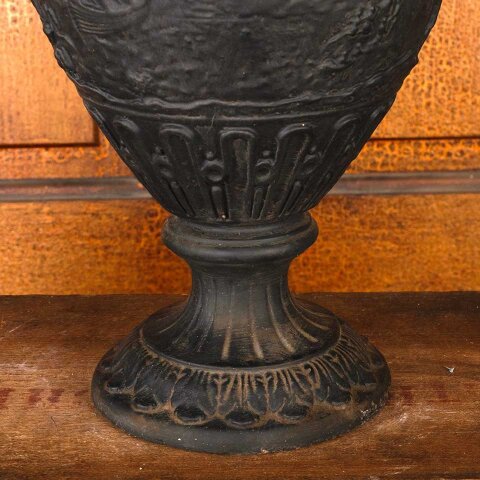 #55798 8x17 Antique Cast Plaster Urn Lamp Base image 3