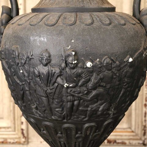 #55800 Antique Cast Plaster Lamp Base image 4