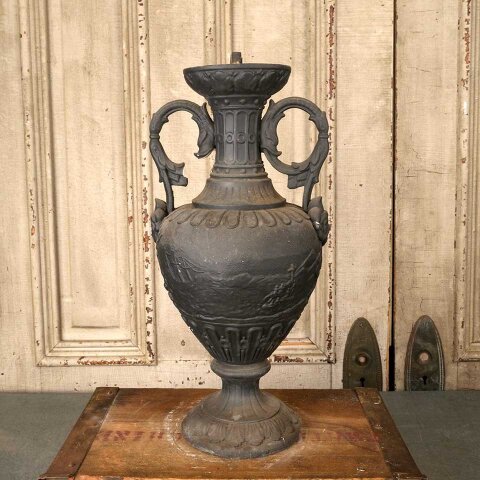 #55800 Antique Cast Plaster Lamp Base image 6