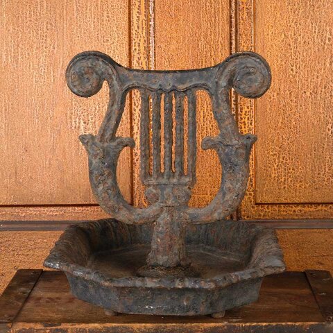Antique Cast Iron Boot Scraper & Pan
