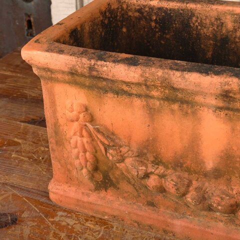 #55804 15x8 Vintage Terra Cotta Garden Planter image 4