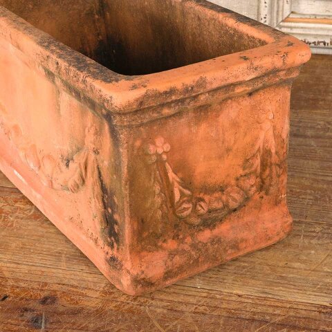 #55804 15x8 Vintage Terra Cotta Garden Planter image 6