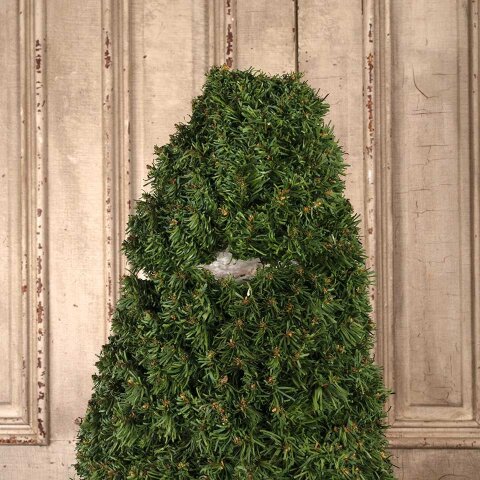 #55811 Faux Topiary w/ Wood Container Base image 3
