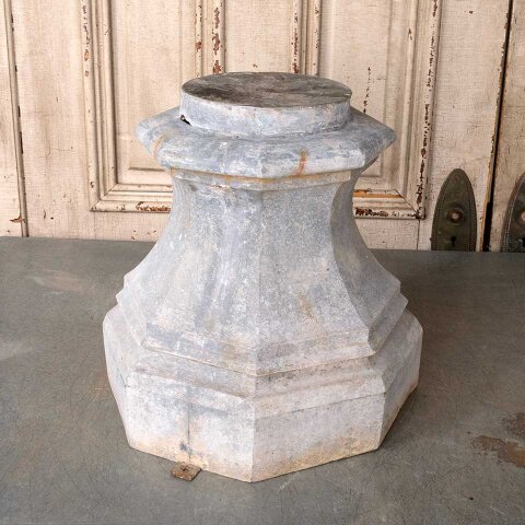 15x15 Vintage Cast Aluminum Pedestal Base
