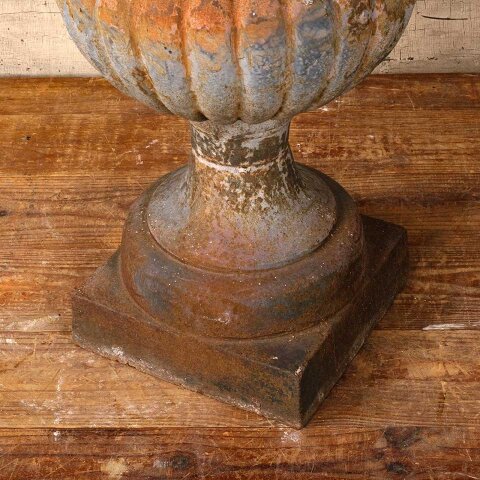 #55826 23x30 Antique Cast Iron Garden Urn Planter image 5