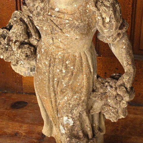 #55833 14x30 Antique Cast Concrete Garden Statue image 8