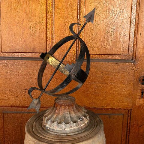 #55835 Armillary Garden Ornament & Stone Pedestal image 5