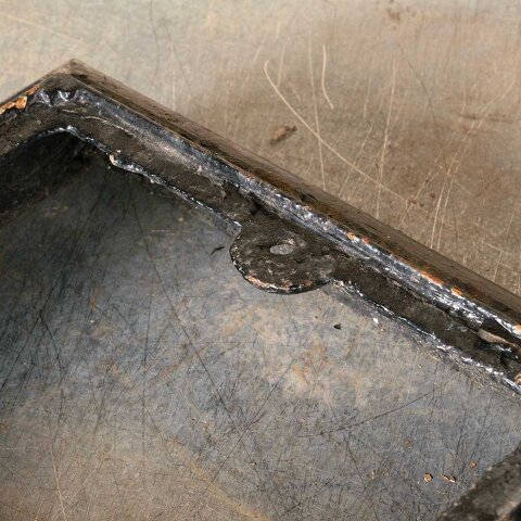 #55837 Antique Cast Iron Garden Urn Pedestal Base image 4