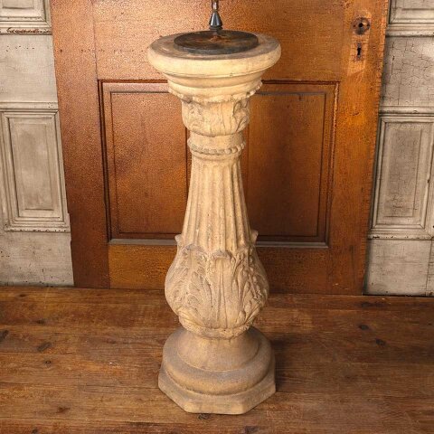 #55839 Metal Garden Armillary on Ornate Pedestal image 6