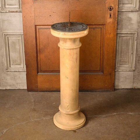 Sundial & Stone Pedestal Garden Ornament