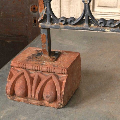 #55842 Cast Iron & Terra Cotta Garden Ornament image 8