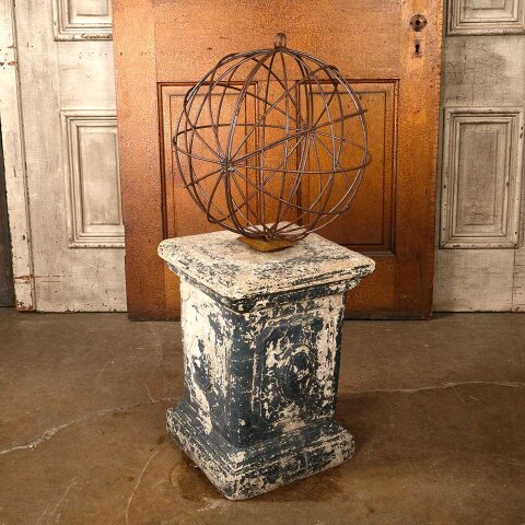 #55843 Metal Sphere & Pedestal Garden Ornament image 5