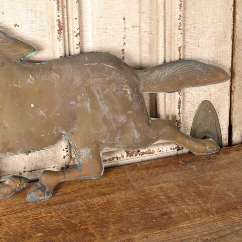 #55845 28x15 Copper Weathervane Horse Ornament image 3
