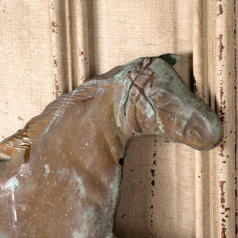 #55845 28x15 Copper Weathervane Horse Ornament image 6