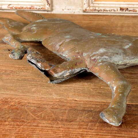 #55845 28x15 Copper Weathervane Horse Ornament image 8