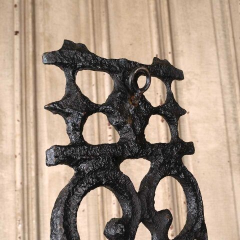 #55850 Repurposed Cast Iron Fence Planter Holder image 8