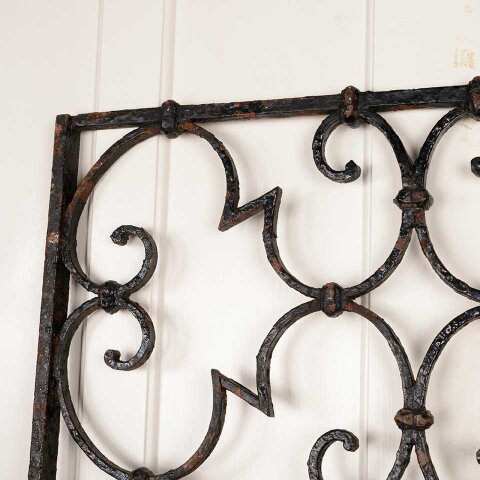 #55853 Repurposed Wrought Iron Panel Wall Planter image 3