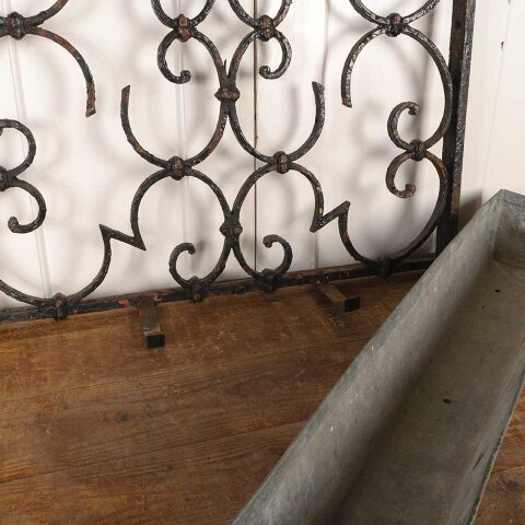 #55853 Repurposed Wrought Iron Panel Wall Planter image 7