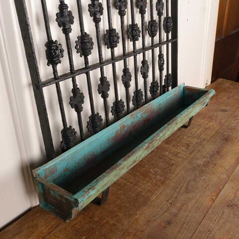 #55854 Repurposed Iron Window Guard Wall Planter image 2