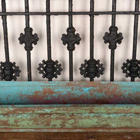 #55854 Repurposed Iron Window Guard Wall Planter image 6