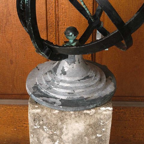 #55861 12x37 Garden Armillary on Stone Pedestal image 4