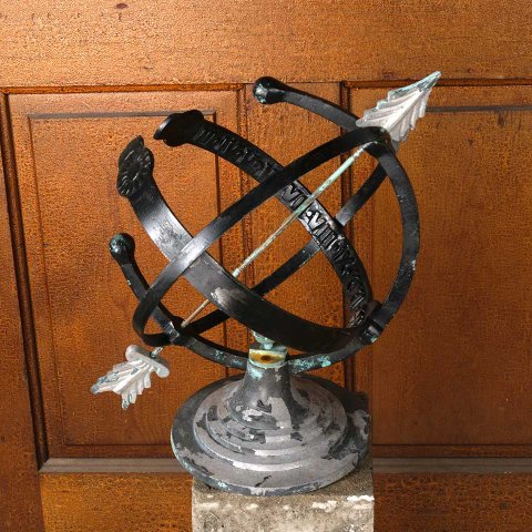 #55861 12x37 Garden Armillary on Stone Pedestal image 6