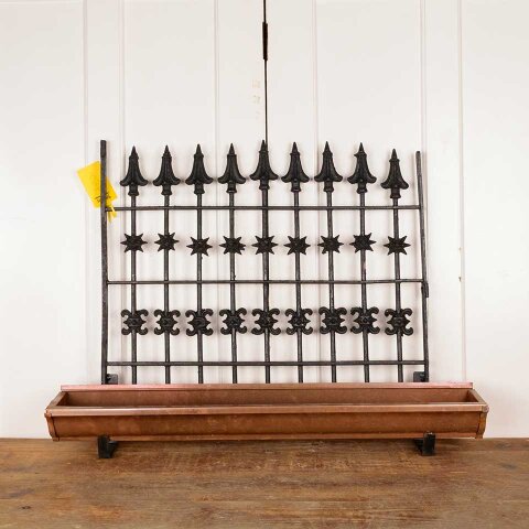 Repurposed Iron Window Guard Wall Planter