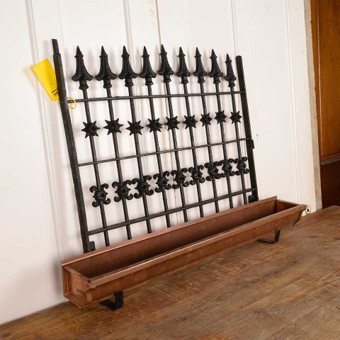 #55864 Repurposed Iron Window Guard Wall Planter image 6