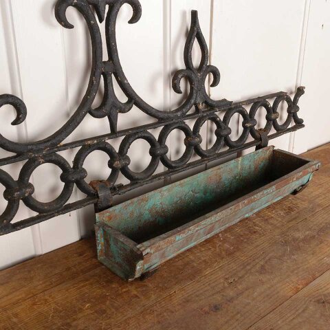 #55865 Repurposed Iron Widow's Walk Wall Planter image 2