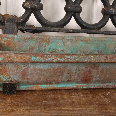 #55865 Repurposed Iron Widow's Walk Wall Planter image 5