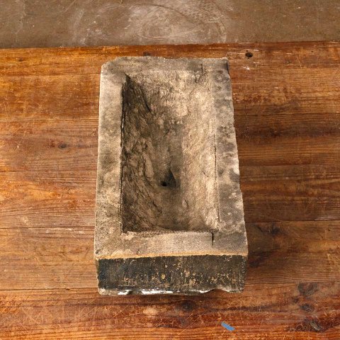 #55876 18x9 Carved Stone Trough Garden Planter image 7