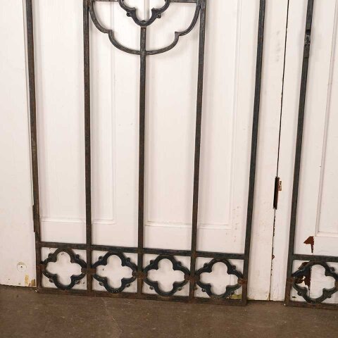 #55878 23x66 Antique Wrought Iron Gates image 2