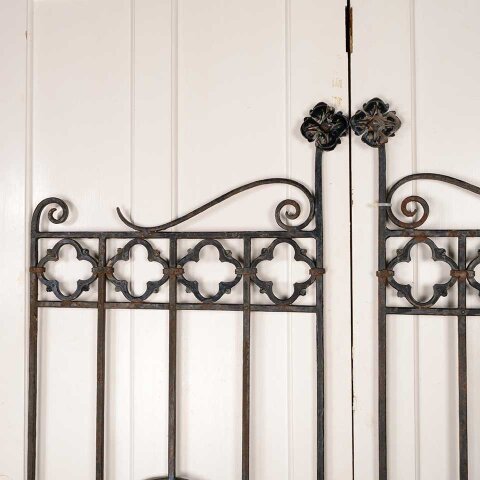 #55878 23x66 Antique Wrought Iron Gates image 3