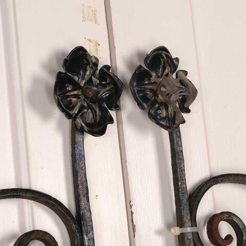 #55878 23x66 Antique Wrought Iron Gates image 6