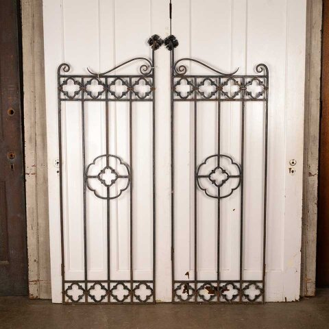 #55878 23x66 Antique Wrought Iron Gates image 7