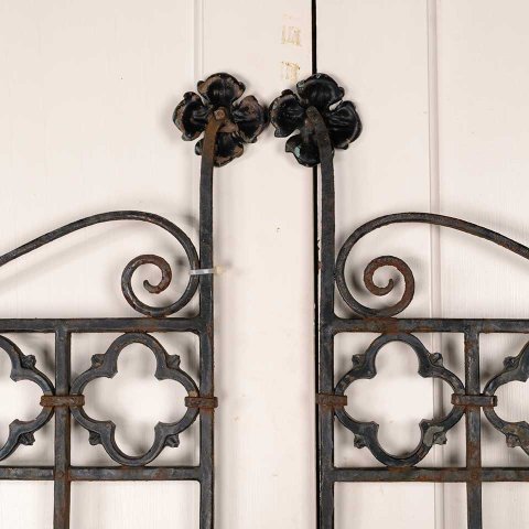 #55878 23x66 Antique Wrought Iron Gates image 8