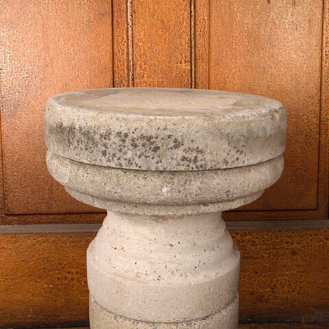 #55883 12x21 2 Piece Cast Concrete Garden Pedestal image 7
