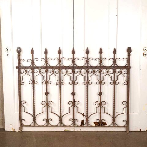 48x37 Antique Wrought Iron Garden Fence