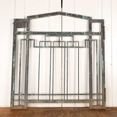 #55889 32x34 Salvaged Antique Brass Interior Gate image 6