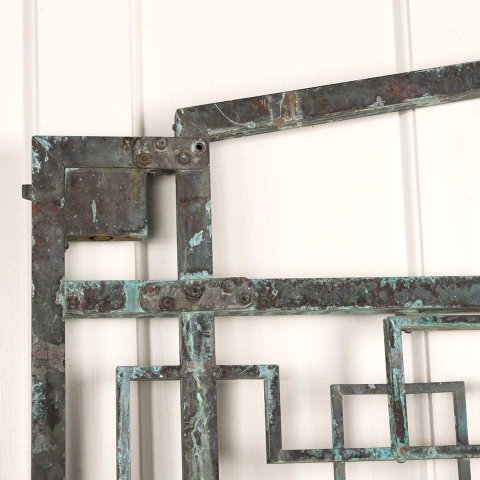 #55889 32x34 Salvaged Antique Brass Interior Gate image 7