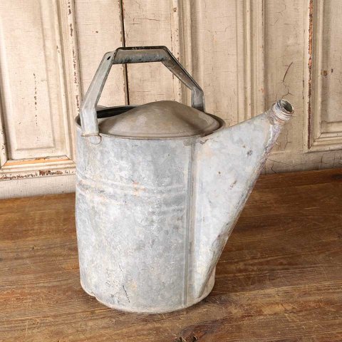 Antique Galvanized Metal Watering Can