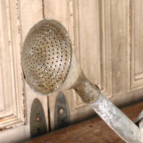 #55893 Antique Galvanized Metal Watering Can image 3