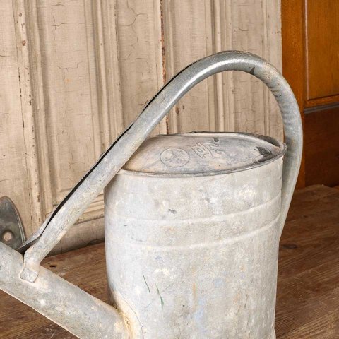 #55893 Antique Galvanized Metal Watering Can image 4