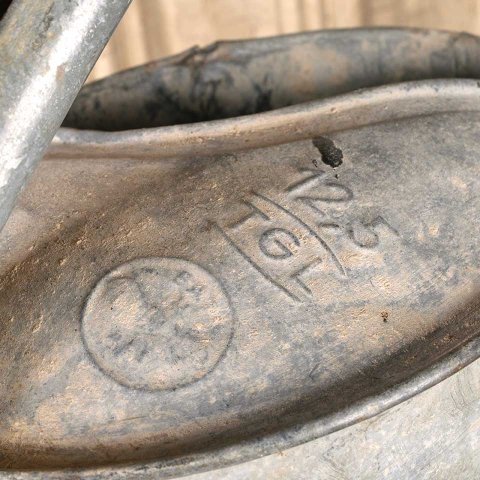#55893 Antique Galvanized Metal Watering Can image 5