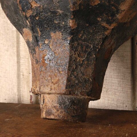 #55894 Antique Cast Iron Downspout Scupper Planter image 2
