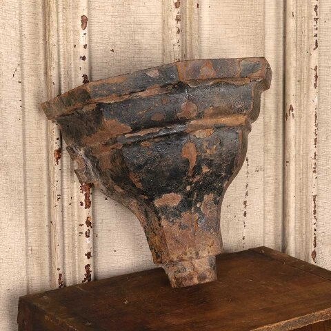 #55894 Antique Cast Iron Downspout Scupper Planter image 6