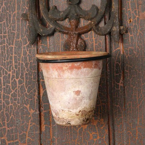 #55895 9x20 Cast Iron Widows Walk Wall Pot Holder image 3